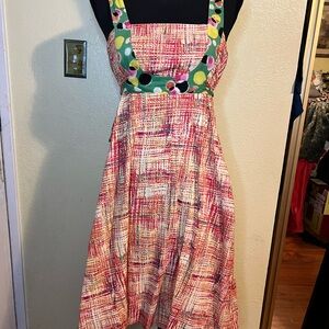 Anthropologie Viola Multicolor Patterned Dress
